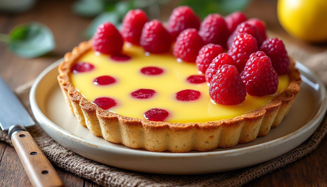 découvrez notre recette facile de tarte citron framboise, une alliance acidulée parfaite à essayer en 2025 pour un dessert frais et gourmand.