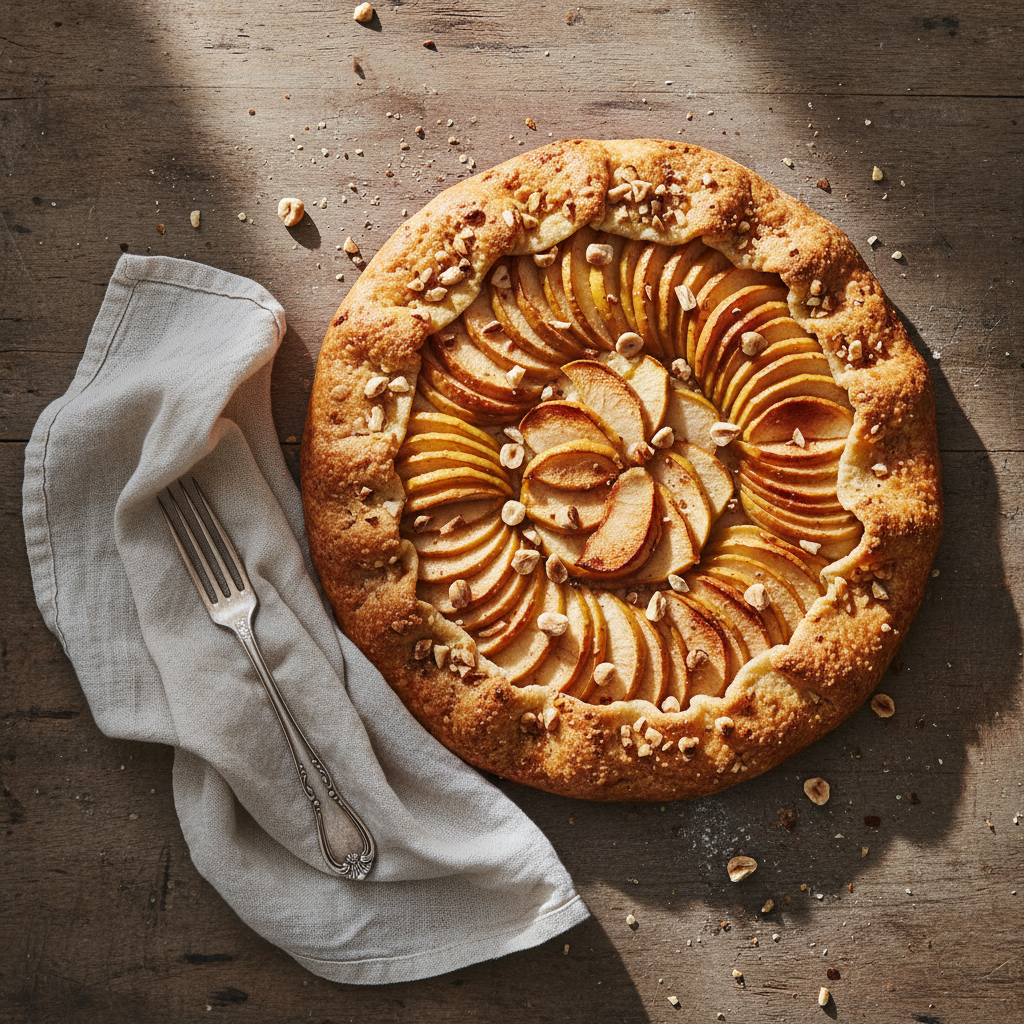découvrez la recette gourmande et facile de la tarte pommes noisettes, parfaite pour un dessert savoureux et convivial à partager en famille ou entre amis.