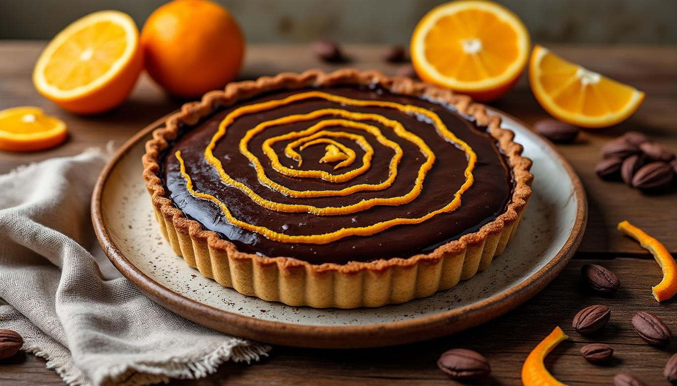 découvrez la recette gourmande de la tarte chocolat orange, un dessert délicieux à essayer absolument en 2025 pour régaler vos papilles.