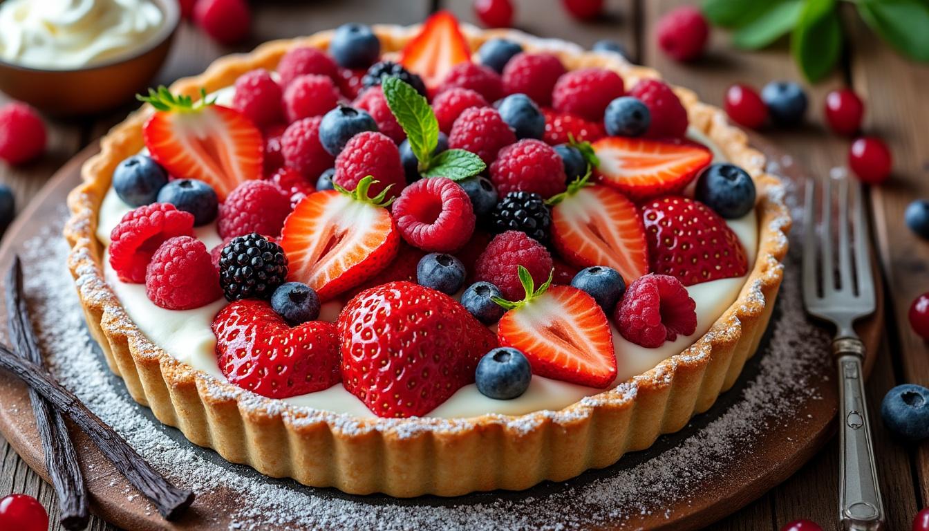 découvrez notre recette gourmande de tarte aux fruits rouges, mascarpone et vanille, avec des conseils pratiques pour réussir un dessert savoureux et élégant à chaque fois.