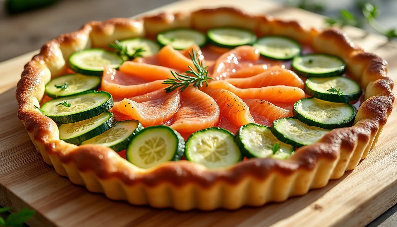 découvrez notre recette facile et gourmande pour réussir une tarte courgette saumon pleine de saveurs, idéale pour un repas savoureux et rapide à préparer.