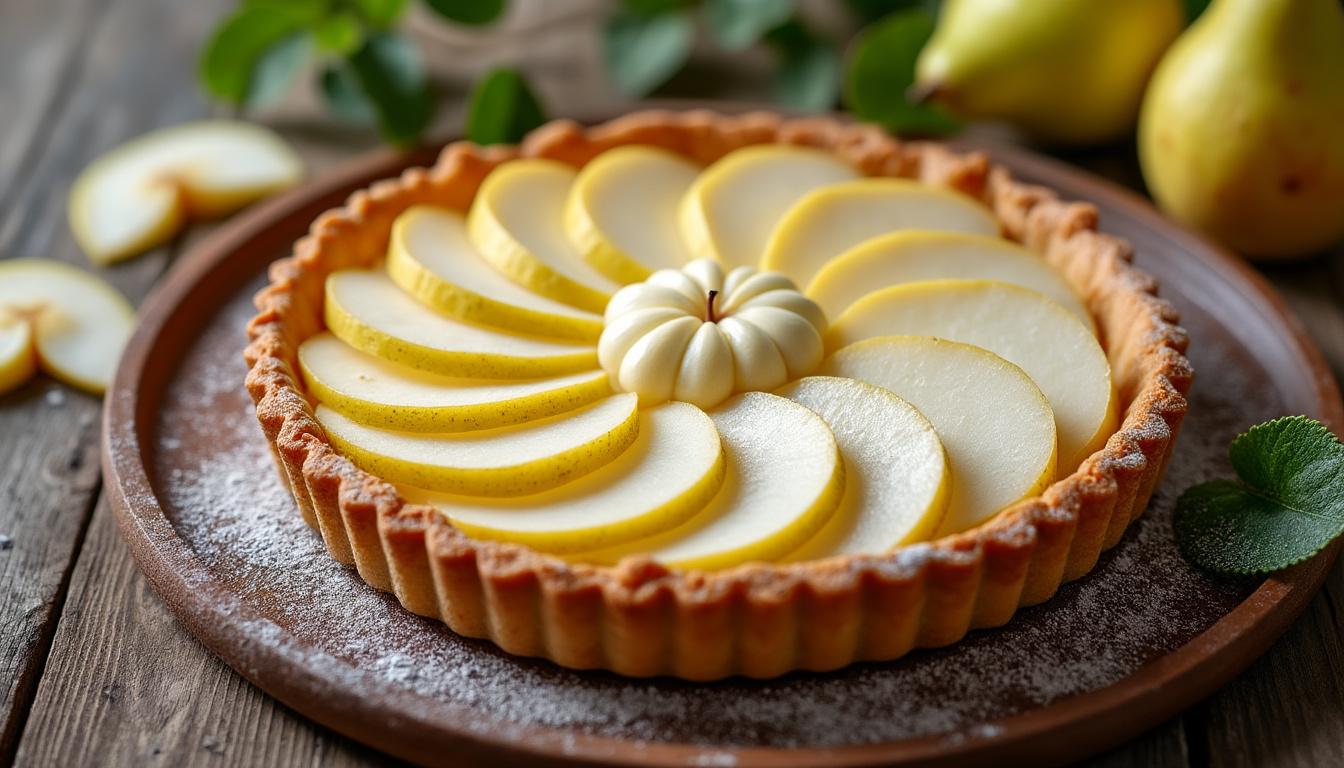 découvrez la recette gourmande de la tarte poire chocolat blanc pour 2025, alliant douceur des poires et onctuosité du chocolat blanc. parfaite pour régaler vos papilles !