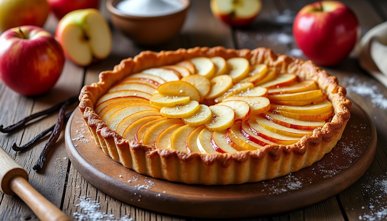 découvrez les secrets et astuces pour réussir une tarte pomme vanille irrésistible. recette détaillée pour un dessert savoureux et parfumé qui ravira vos papilles.
